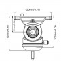 E-IMAGE Fluid Head (75mm) with max.payload 3kgs