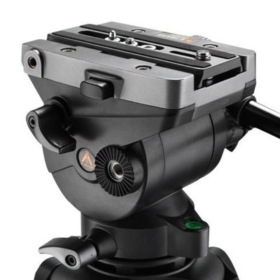 E-IMAGE Fluid Head  Flat base with max.payload 6kgs