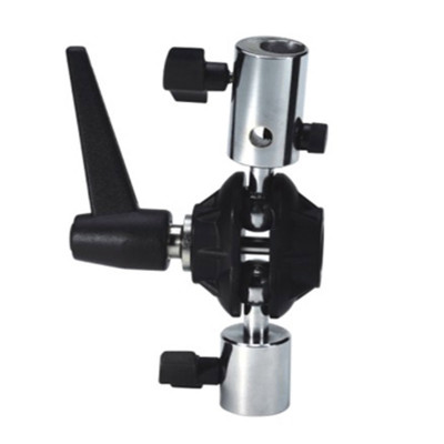 E-IMAGE DOUBLE BALL JOINT ADAPTER 5/8" RECEIVER &11/8" MALE STUD
