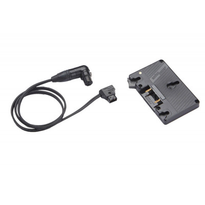Litepanel A/B Gold Mount Battery Bracket w/ P-Tap to 3-pin XLR Cable