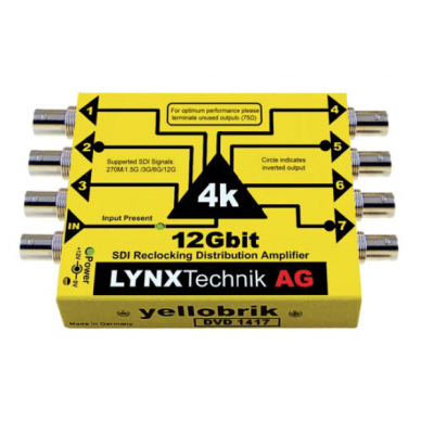LYNX Technik Amplificateur de Distribution 12G SDI 1 à  7