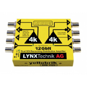 Lynx Technik Amplificateur de Distribution Double 12G SDI 1-3