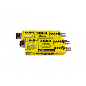 Lynx Technik Emetteur-Recepteur SDI vers Fibre,10km, Paire A et B, LC