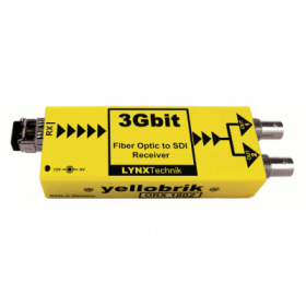 Lynx Technik Recepteur Fibre 3Gbit vers SDI, Double Sorties SDI, ST