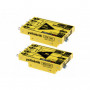 LYNX Technik yellobricks Ensemble de transmission Fibre (12G) 4K (émetteur OTX-1441 + récepteur ORX-1441) - Connecteurs Fibre LC