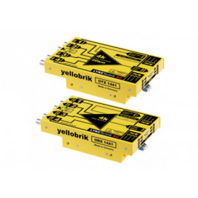 LYNX Technik yellobricks Ensemble de transmission Fibre (12G) 4K (émetteur OTX-1441 + récepteur ORX-1441) - Connecteurs Fibre LC