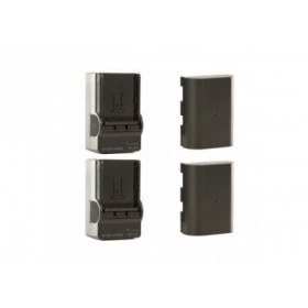 Shape Ensemble de chargeurs : deux batteries LPE6 + deux chargeurs