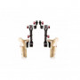 Shape Double poignee telescopique bois et Rosette ARRI