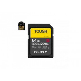 Sony Tough Carte SDXC Pro 64 Go 18x Stronger - UHS-II R300 W299 - V90