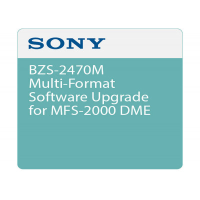 Sony Logiciel de mise a niveau HD de la carte DME MKS-2470 (sur site)