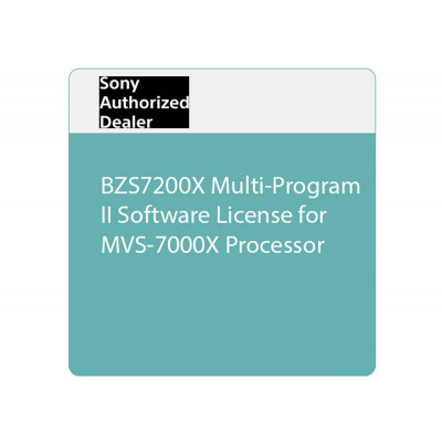 Sony Logiciel MVS-7000X Multi PGM 2 (mise a niveau sur site)