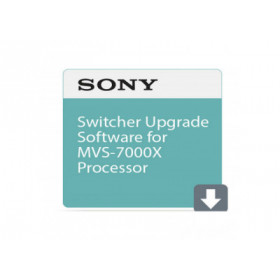 Sony Logiciel de mise a niveau MVS-7000X Chassis HD (sur site)