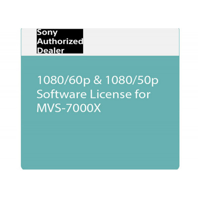 Sony Logiciel de mise a niveau MVS-7000X 1080 / 50P (sur site)