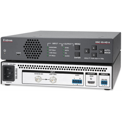 Extron DSC 3G-HD A - Scaler 3G-SDI vers HDMI avec Embeddage Audio