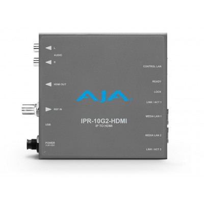 AJA - Decodeur SMPTE ST 2110 Video & Audio IP vers HDMI 1.4b