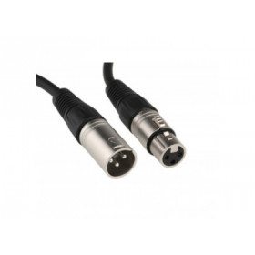 Cordon XLR 3 Broches Mâle/Femelle pour DMX 20 mètres