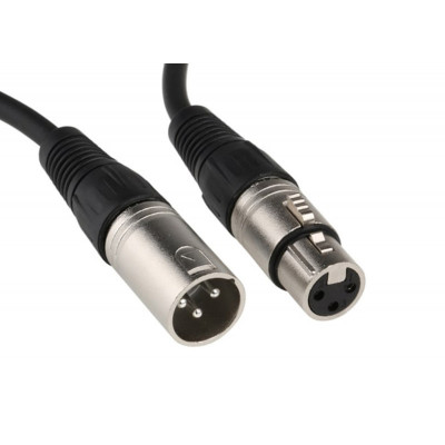 Cordon XLR 3 Broches Mâle/Femelle pour DMX 20 mètres