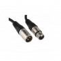 Cordon XLR 3 Broches Mâle/Femelle pour DMX 20 mètres