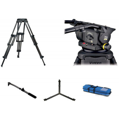 Vinten Vision 250 Trepied Double Extension Fibre Carbone Noir