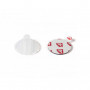Rycote 066311 Adv. Overcovers & Adhesive Mounts - Beige (Pack de 10)