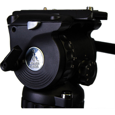 E-image GH06 Tete Fluide Vidéo BOL 75mm - 0 à 6 Kg