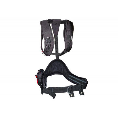 Porta Brace AH-3H-MEMS Audio Harness, Heavy Duty Paddes Straps, Small