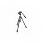 Manfrotto 290 Xtra Kit Trepied 3 sections - Alu + Rotule fluide 128RC