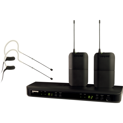 Shure BLX188/MX53 Pack sans fil BLX double avec Micro MX153