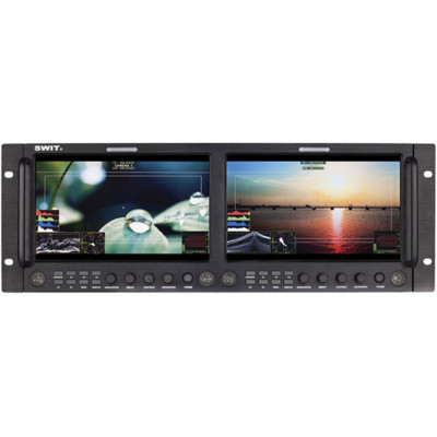 SWIT M-1093F 2x9" Rackmount IPS LCD Panel, Waveform