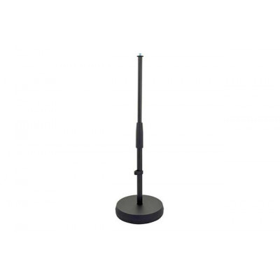 Pied de table de microphone noir K&M