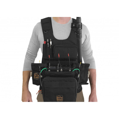 Porta Brace ATV-688 Audio Tactical Vest, Sound Devices 688, Black