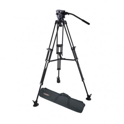 E-image EG05A2 Kit Trepied Video Aluminium GA752 +Tete Fluide GH05