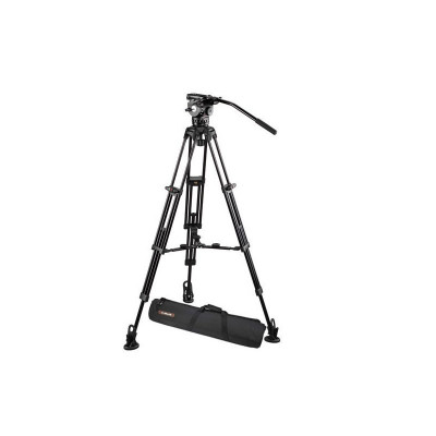 E-image EG06A Kit Trepied Video Aluminium GA751 + Tete Fluide GH06