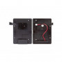 SWIT S-7004S  V-mount plate, screws-mount and 2-pin DC plug connect