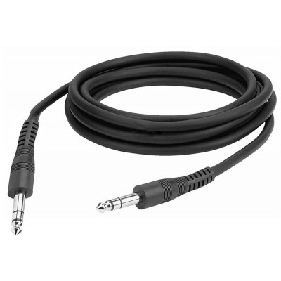 Cordon Audio Jack 6.35 stéréo Mâle/ Mâle 2 Metres