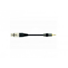 Cable audio XLR 3 F/ JACK 3.5 ST - 3 M