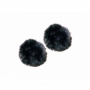 Rycote - Paire de windjammer noir pour 1 capsule Lavalier