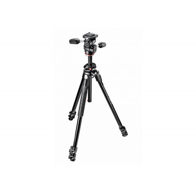 Manfrotto MK290DUA3-3W 290 Dual, Kit Trepied alu Rotule 3D 804