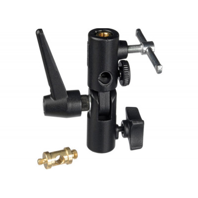 Manfrotto 026 Adaptateur parapluie Lite-Tite pivotant en Aluminium