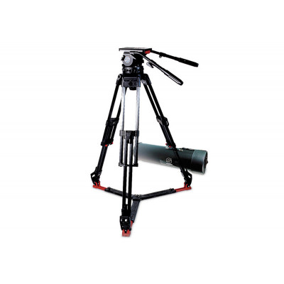 Sachtler System Video 25 en Fibre de Carbone, Triangle au Sol