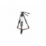 Sachtler System Video 25 en Fibre de Carbone, Triangle au Sol