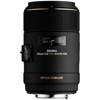 OBJECTIF MONTURE CANON 105MM F2.8 AOP MACRO EX DG OS HSM SIGMA