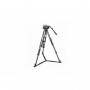 Manfrotto 509HD.545GBK Kit 100Pro:Trepied double-jambes-entretoise