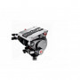 Manfrotto 509HD.545GBK Kit 100Pro:Trepied double-jambes-entretoise