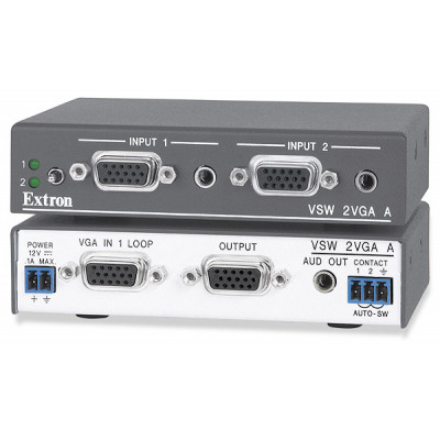 SWITCHER DEUX ENTREES VGA ET AUDIO STEREO EXTRON