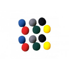 JEU DE 12 BONNETTE ANTI-VENT COULEUR POUR MICROPHONE ECM-77 SONY