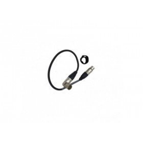 CABLE XLR 40CM XLR MALE COUDE VERS FEMELLE DROIT VIDEOPLUS