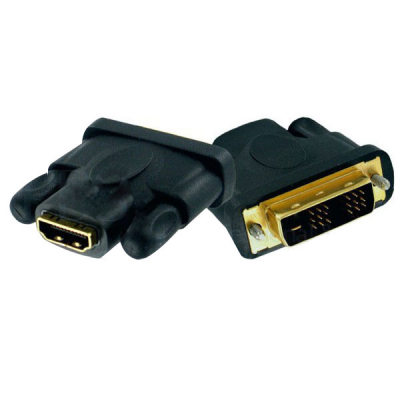 ADAPTATEUR HDMI A FEMELLE / DVI D MALE
