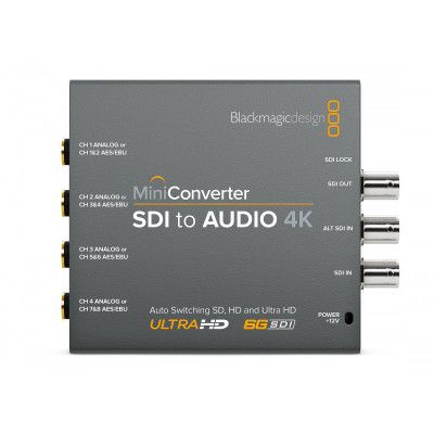 MINI CONVERTER AUDIO VERS SDI 4K BLACKMAGIC