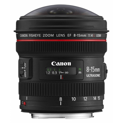 OPTIQUE FISHEYE EF 8-15MM 4,0 L USM CANON